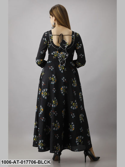 Printed Flared Kurta