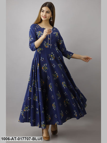 Printed Flared Kurta