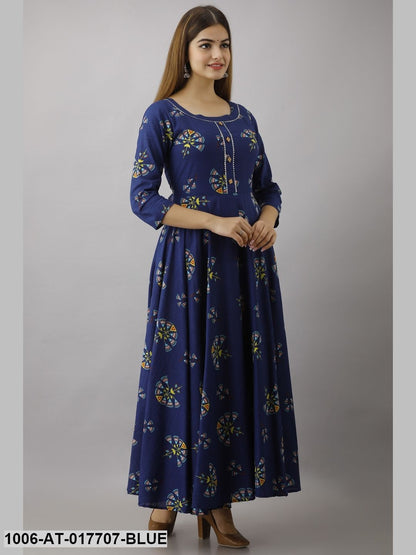 Printed Flared Kurta