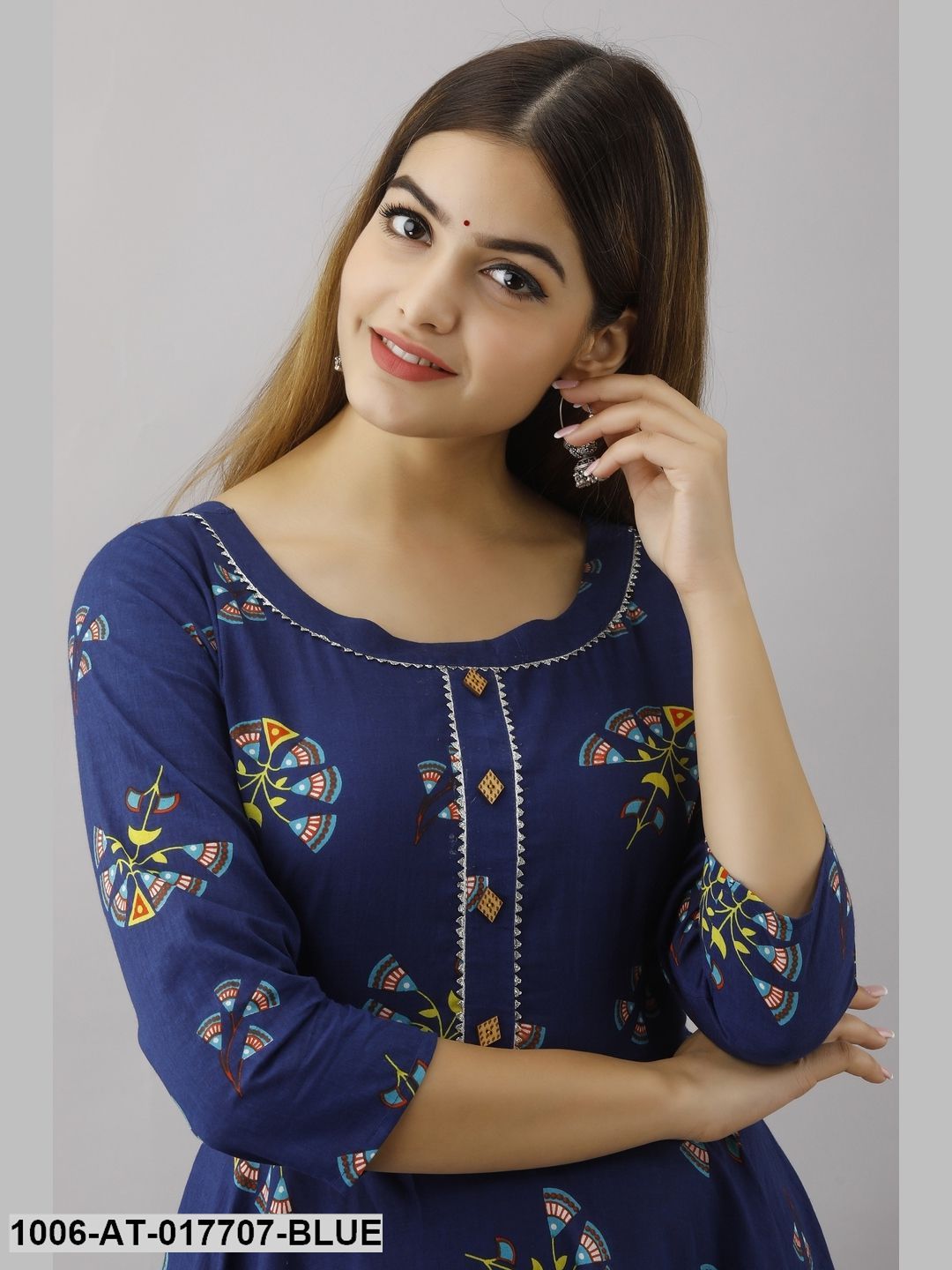 Printed Flared Kurta