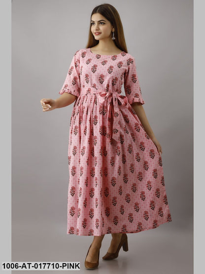 Printed A-Line Kurta