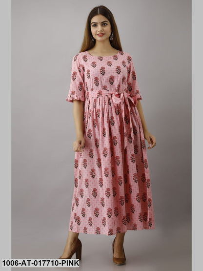 Printed A-Line Kurta