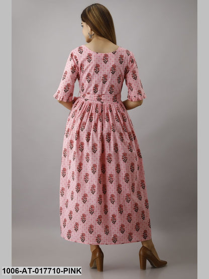 Printed A-Line Kurta
