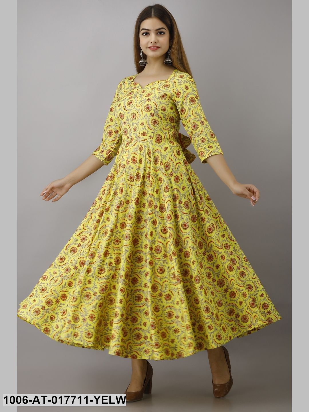 Printed Flared Kurta