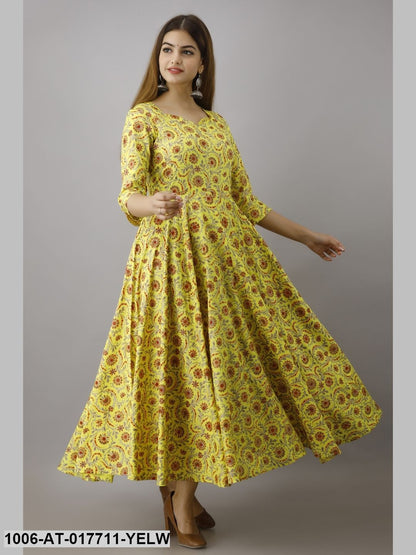 Printed Flared Kurta