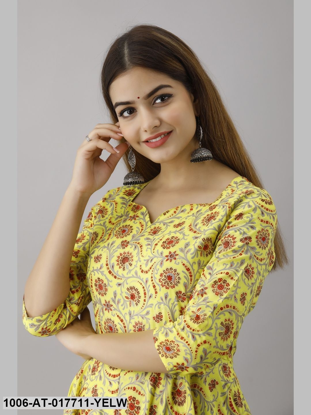 Printed Flared Kurta