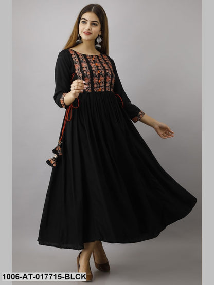 Printed A-Line Kurta