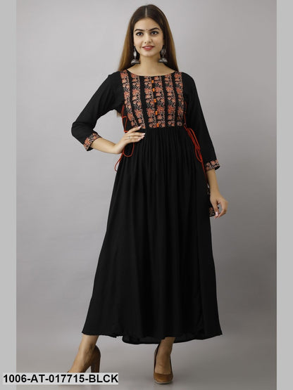 Printed A-Line Kurta