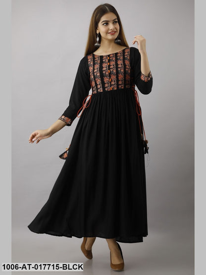Printed A-Line Kurta