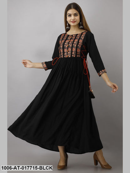 Printed A-Line Kurta
