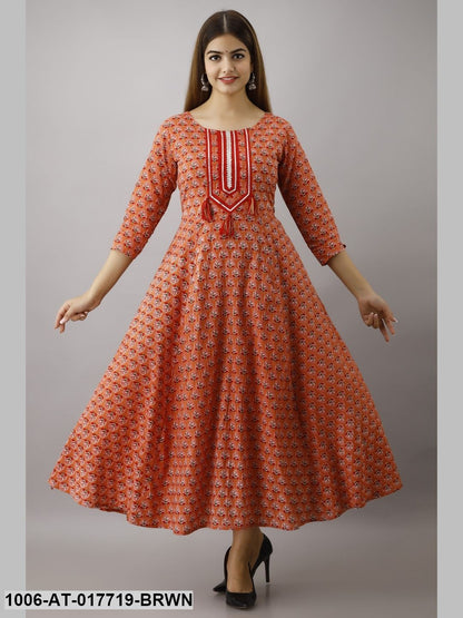 Printed Flared Kurta