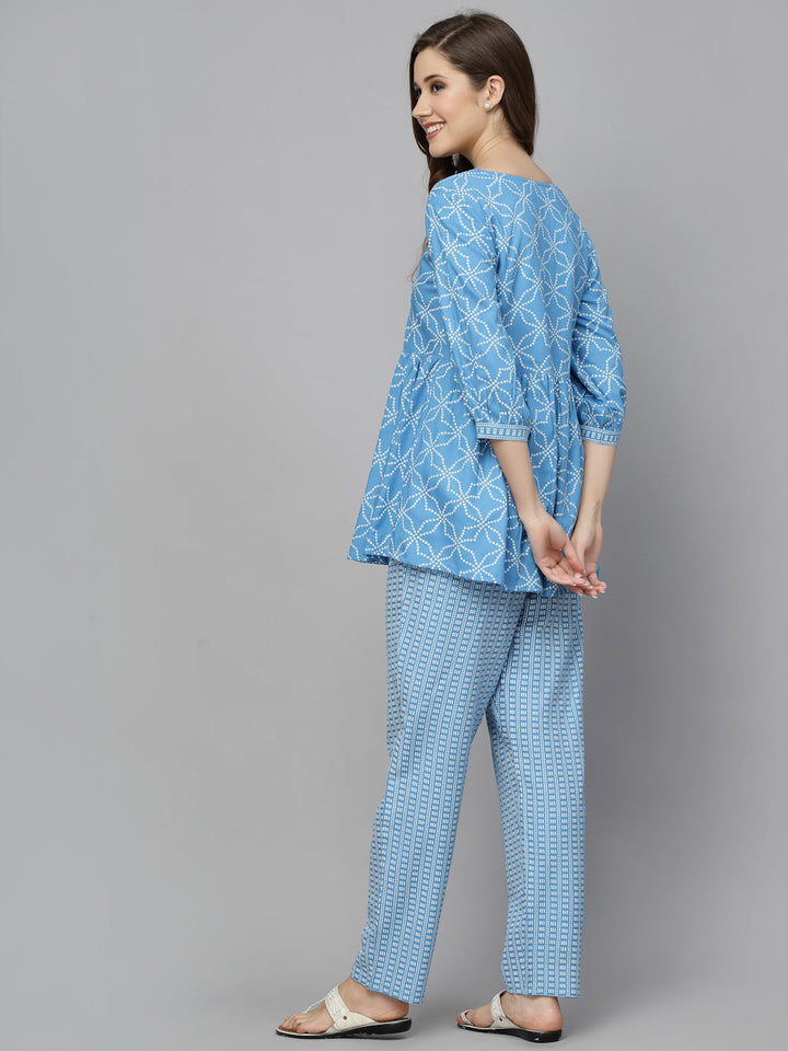 Printed Rayon Cord Set
