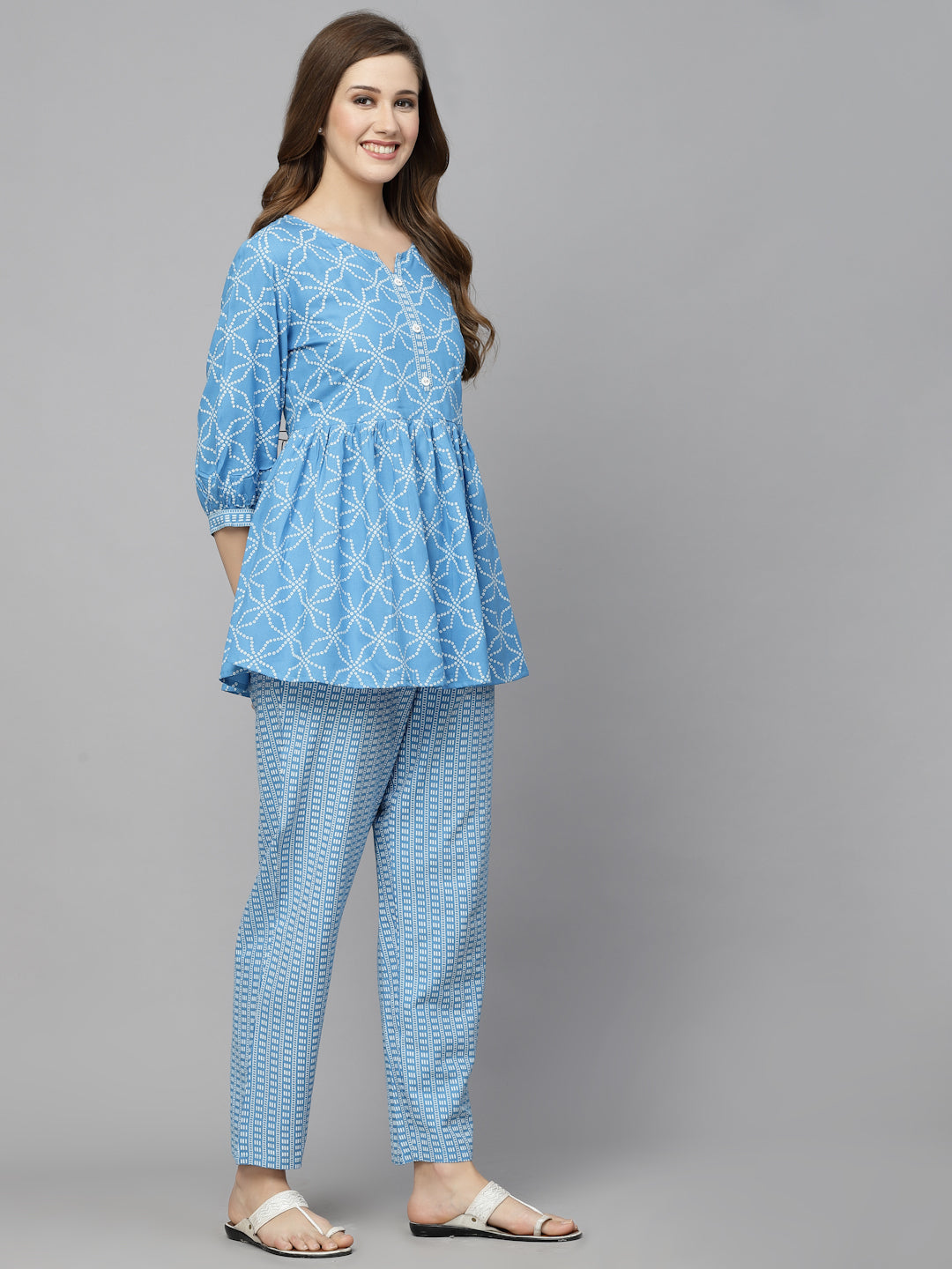 Printed Rayon Cord Set