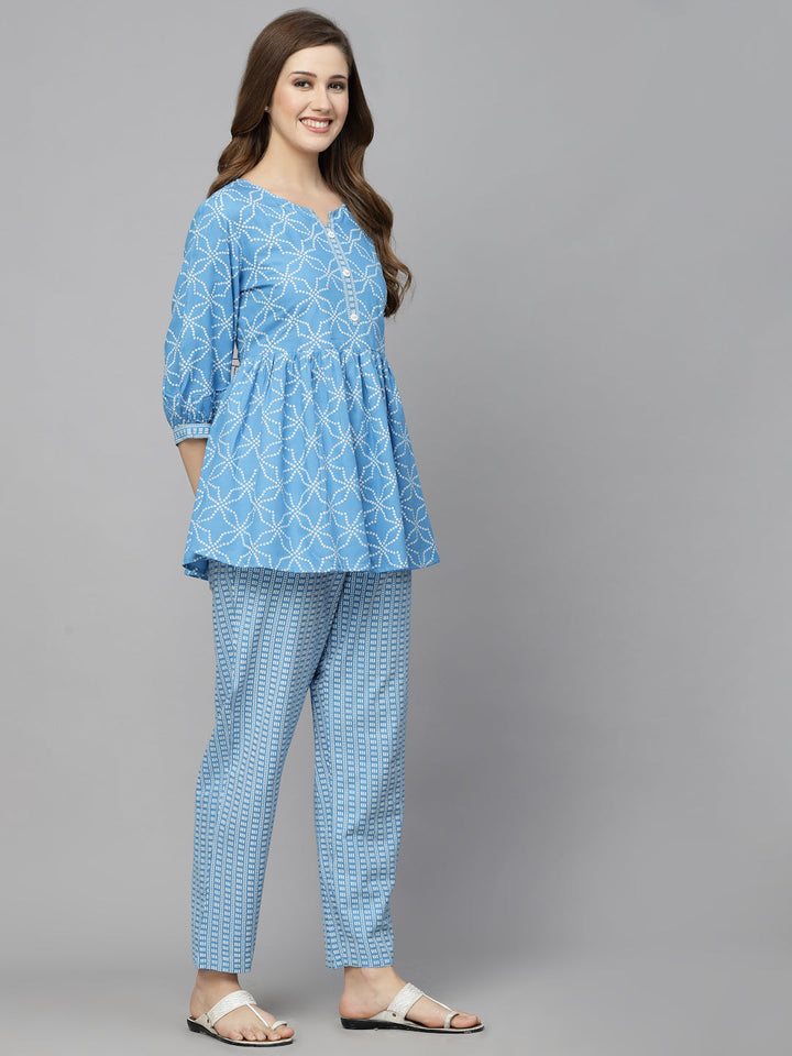 Printed Rayon Cord Set