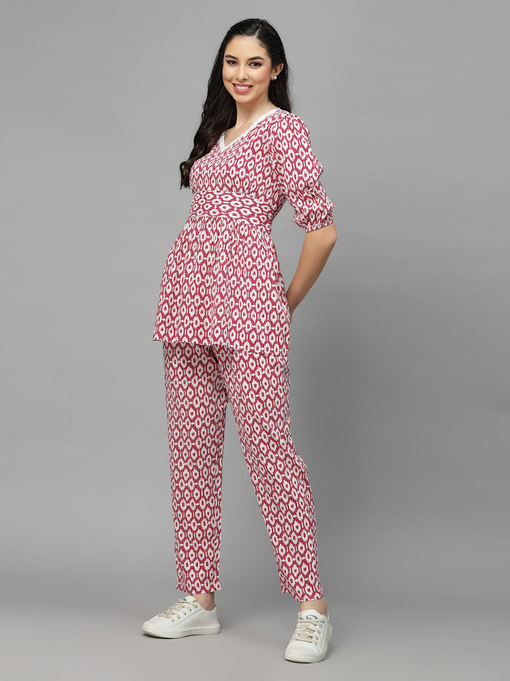 Printed Rayon Co-Ord Set