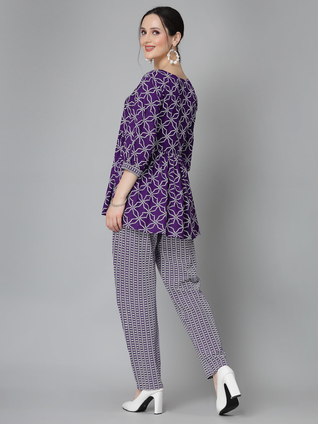 Printed Rayon Cord set