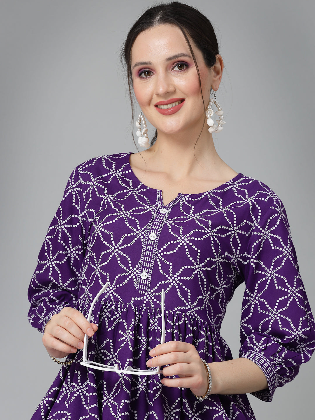 Printed Rayon Cord set