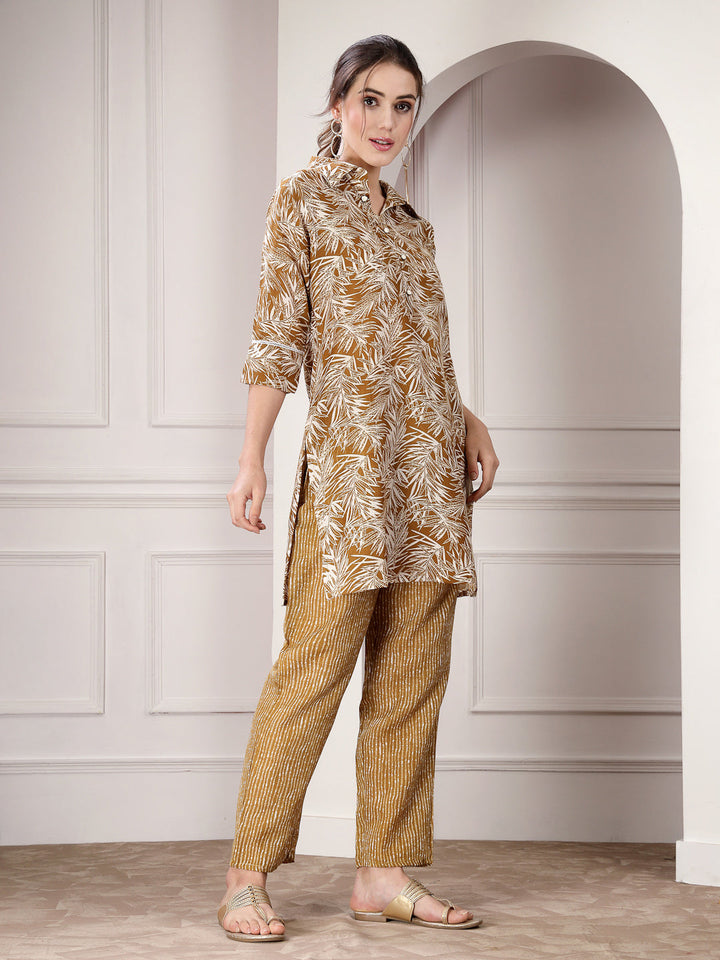 Printed Cotton Blend Co-Ord set