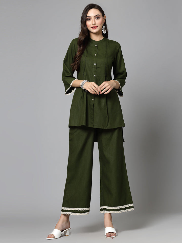 Solid Rayon Blend Co-Ord set