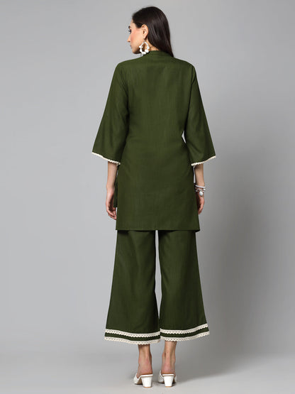 Solid Rayon Blend Co-Ord set