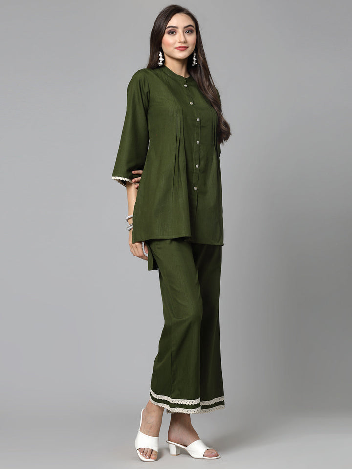 Solid Rayon Blend Co-Ord set