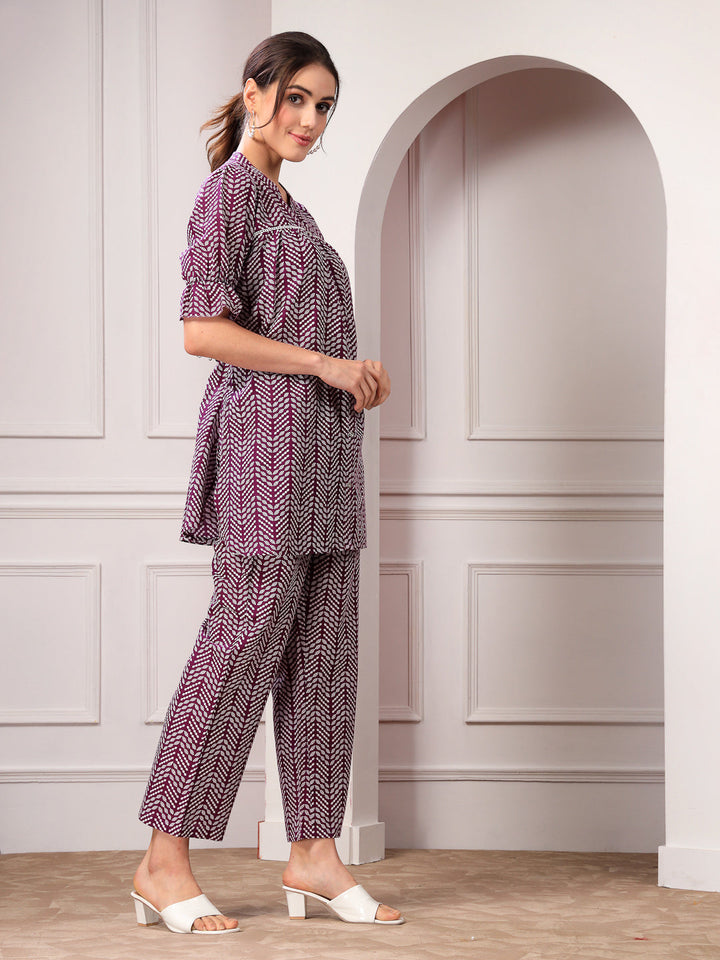Printed Rayon Co-Ord Set