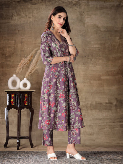 Floral Printed Rayon Co-Ord Set