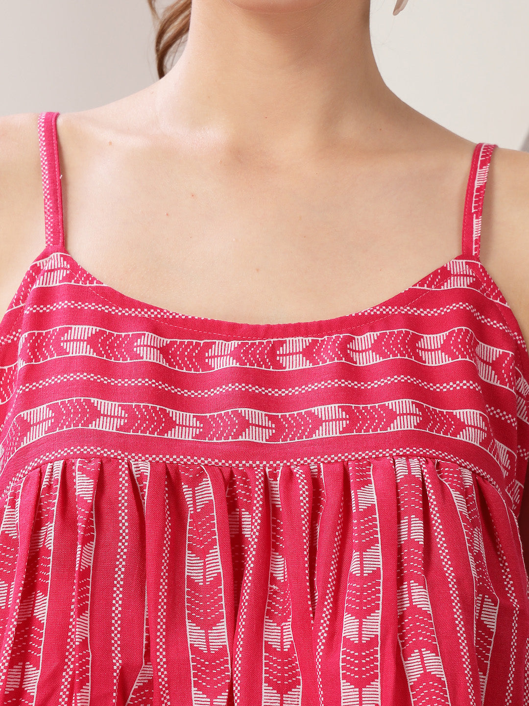 Printed Cotton Blend Co-Ords Set