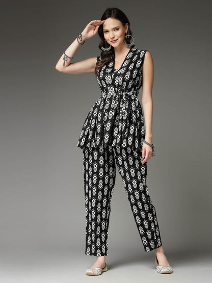 Printed Rayon Co-Ord set