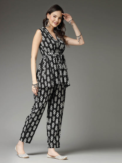 Printed Rayon Co-Ord set