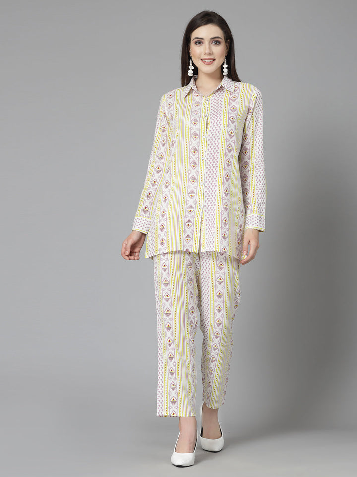 Printed Rayon Co-Ord Set