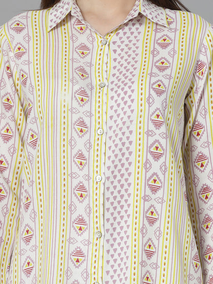 Printed Rayon Co-Ord Set