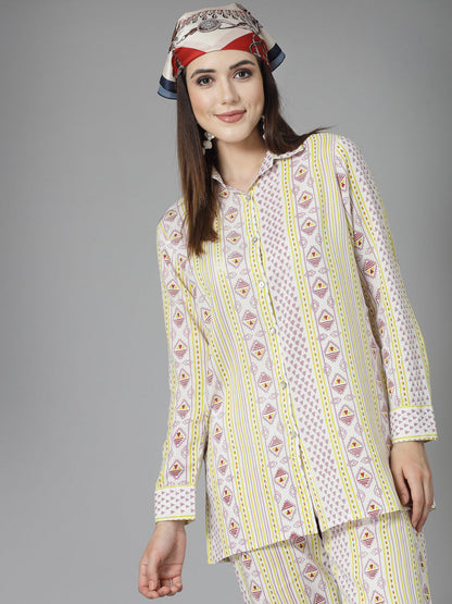 Printed Rayon Co-Ord Set