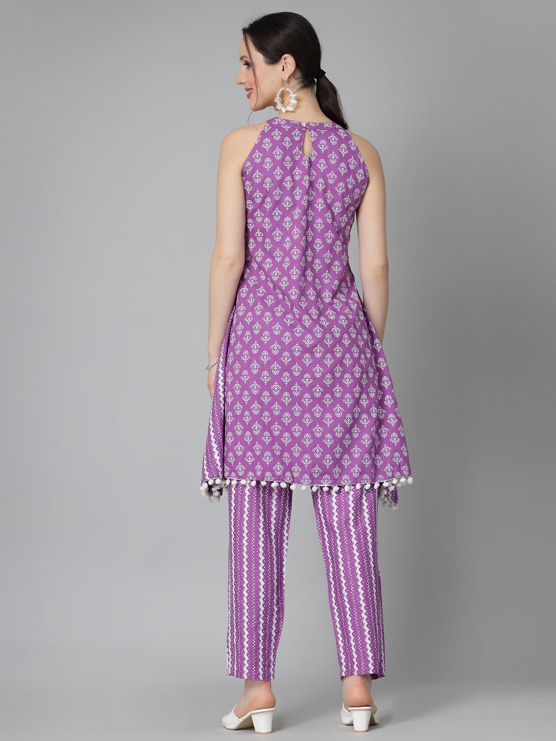 Ethnic Motif Printed Rayon Co-Ord Set