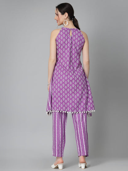 Ethnic Motif Printed Rayon Co-Ord Set