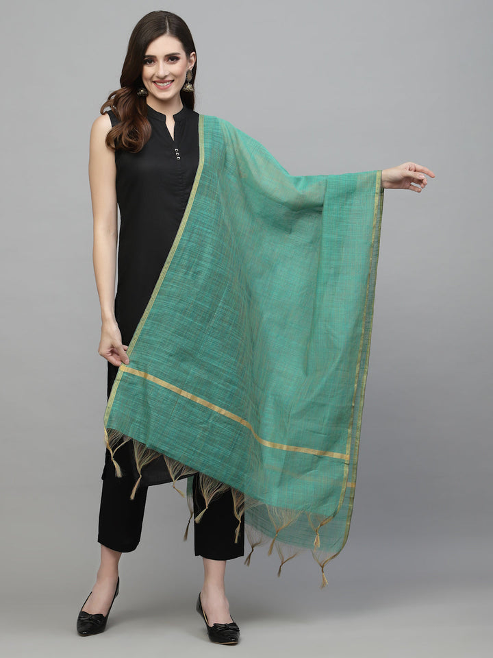 Self Design Chanderi Dupatta