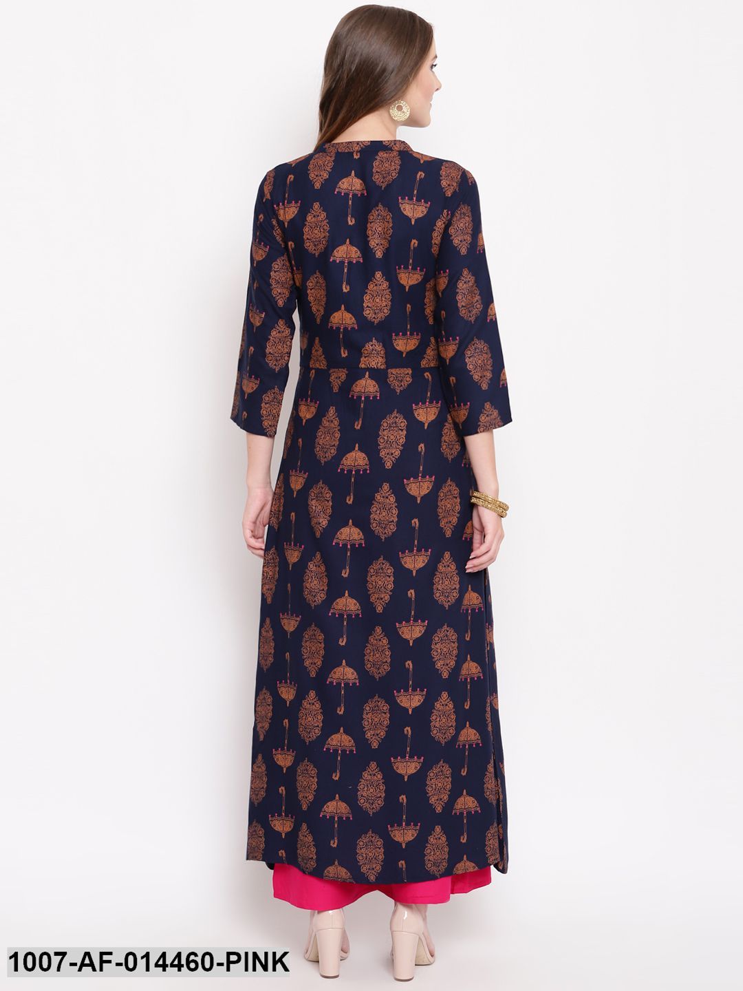 Cotton Short peplum Block print summer only kurti  Roshni Boutique