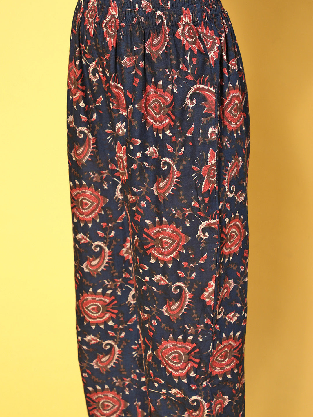 Floral Print Cotton kaftan Kurta Set