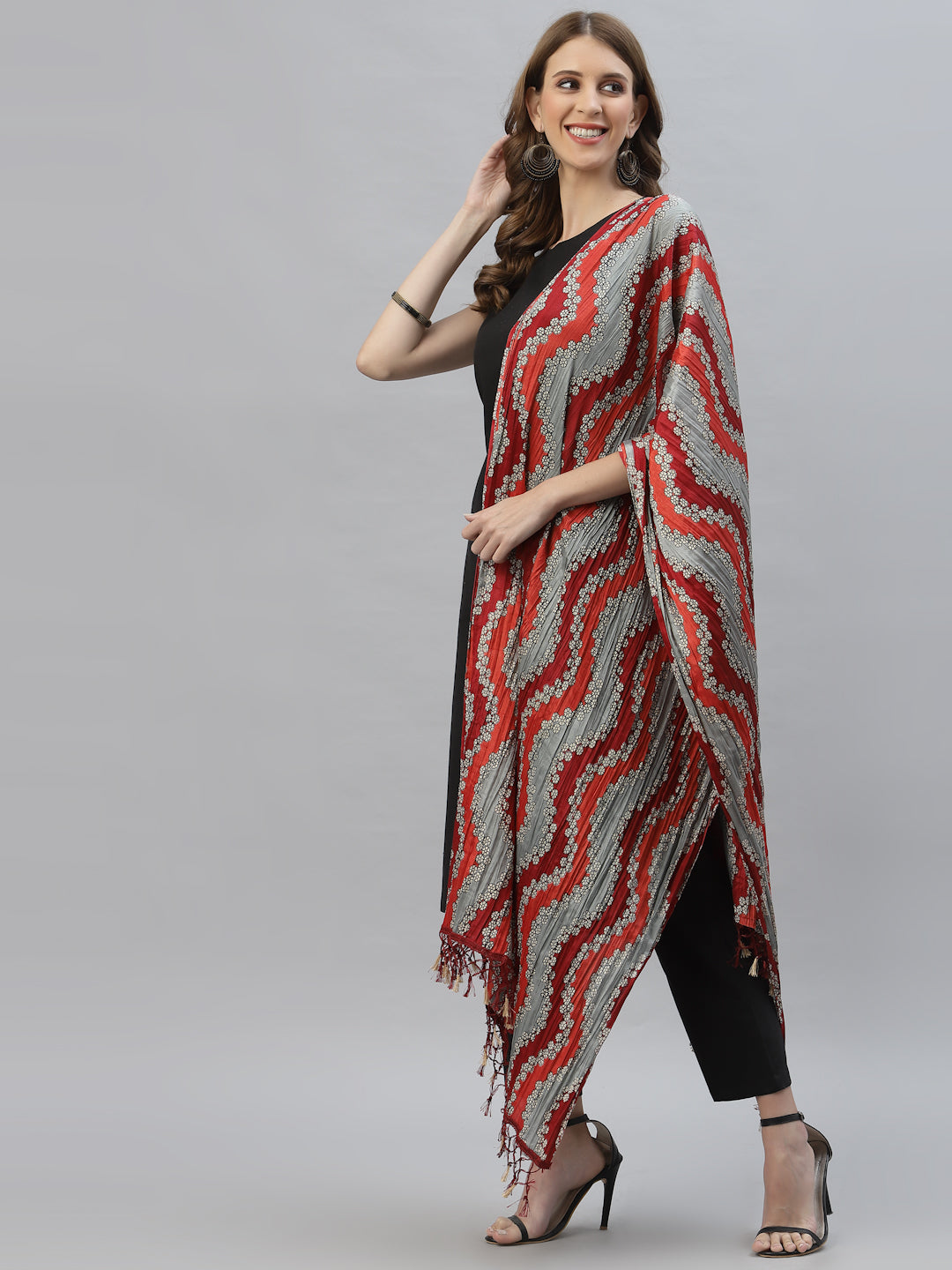 Solid Cotton Blend Straight Kurta Pant Dupatta Set