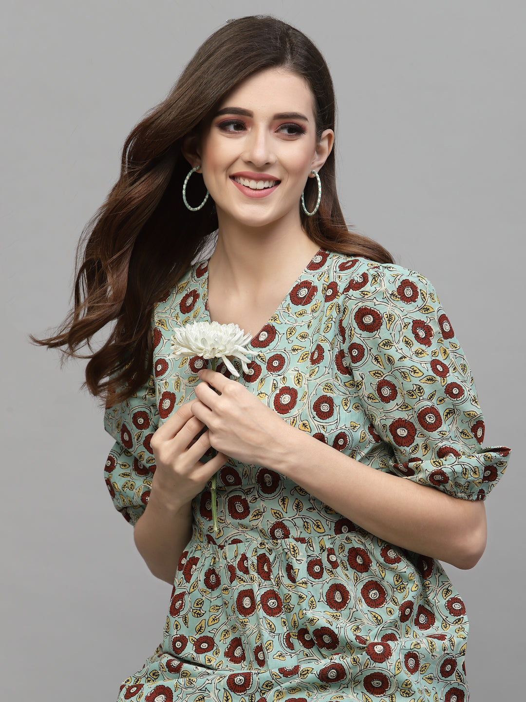 Floral Printed Cotton Co-Ords set