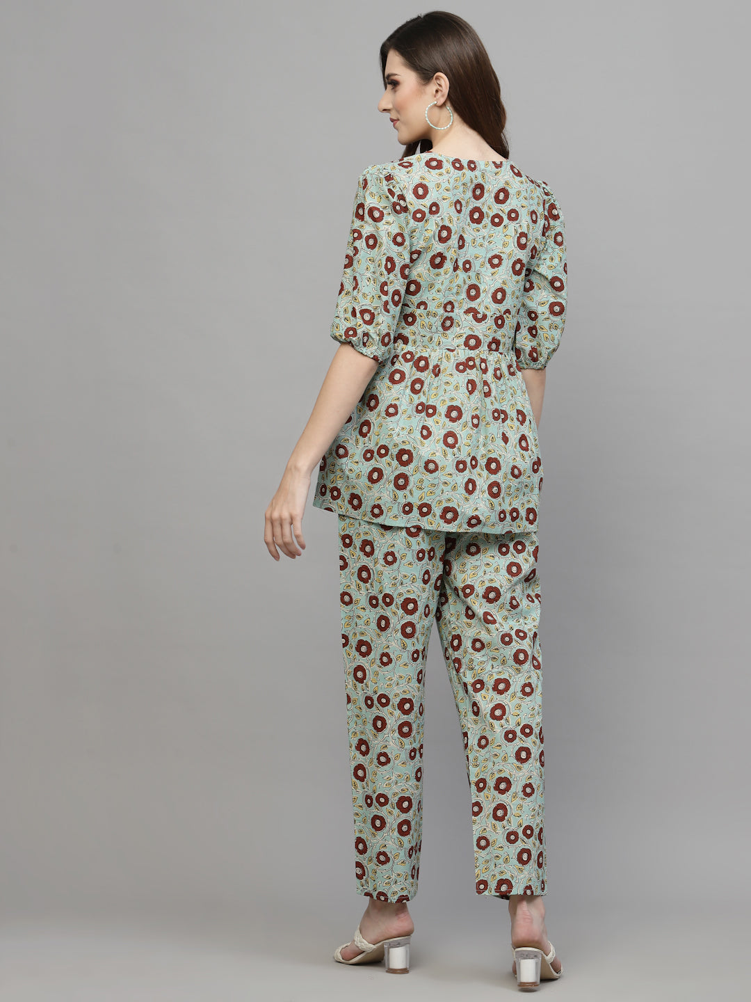 Floral Printed Cotton Co-Ords set