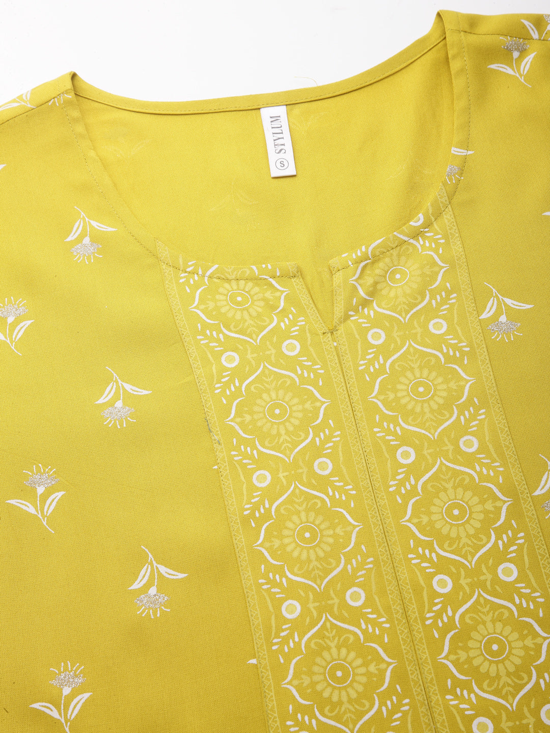 Floral Printed Rayon Kurta Pant Dupatta Set