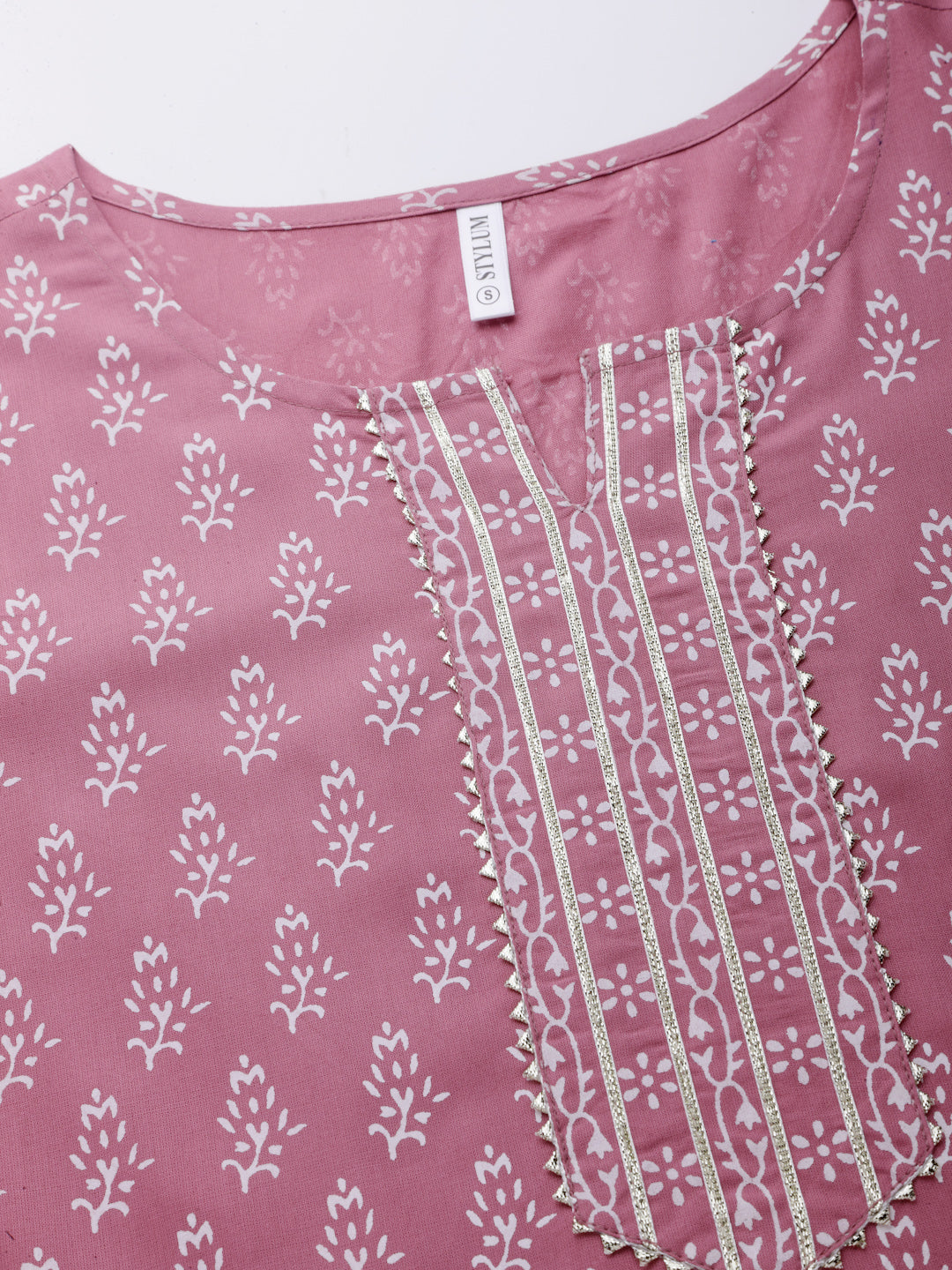 Floral Printed Rayon Kurta Pant Dupatta Set