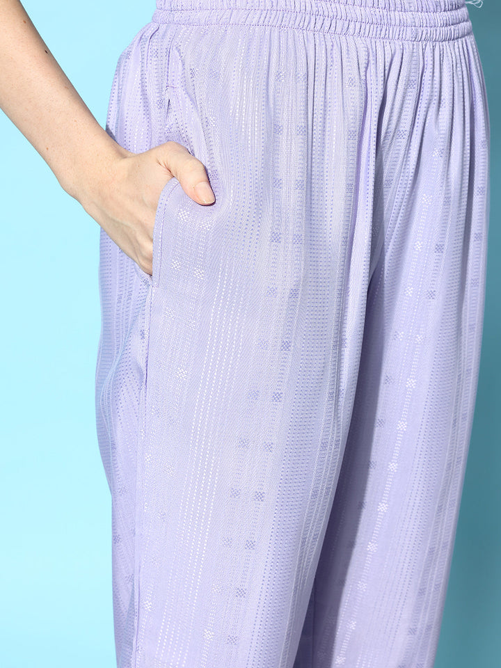 Self Design Rayon Blend Co-Ords Set