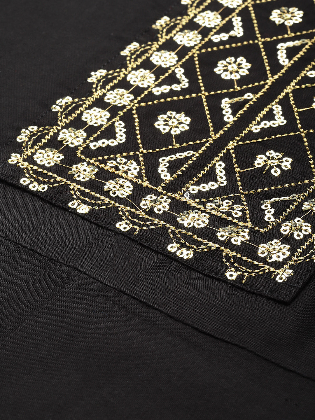 Embroidered Rayon Flared Kurta with Printed Dupatta