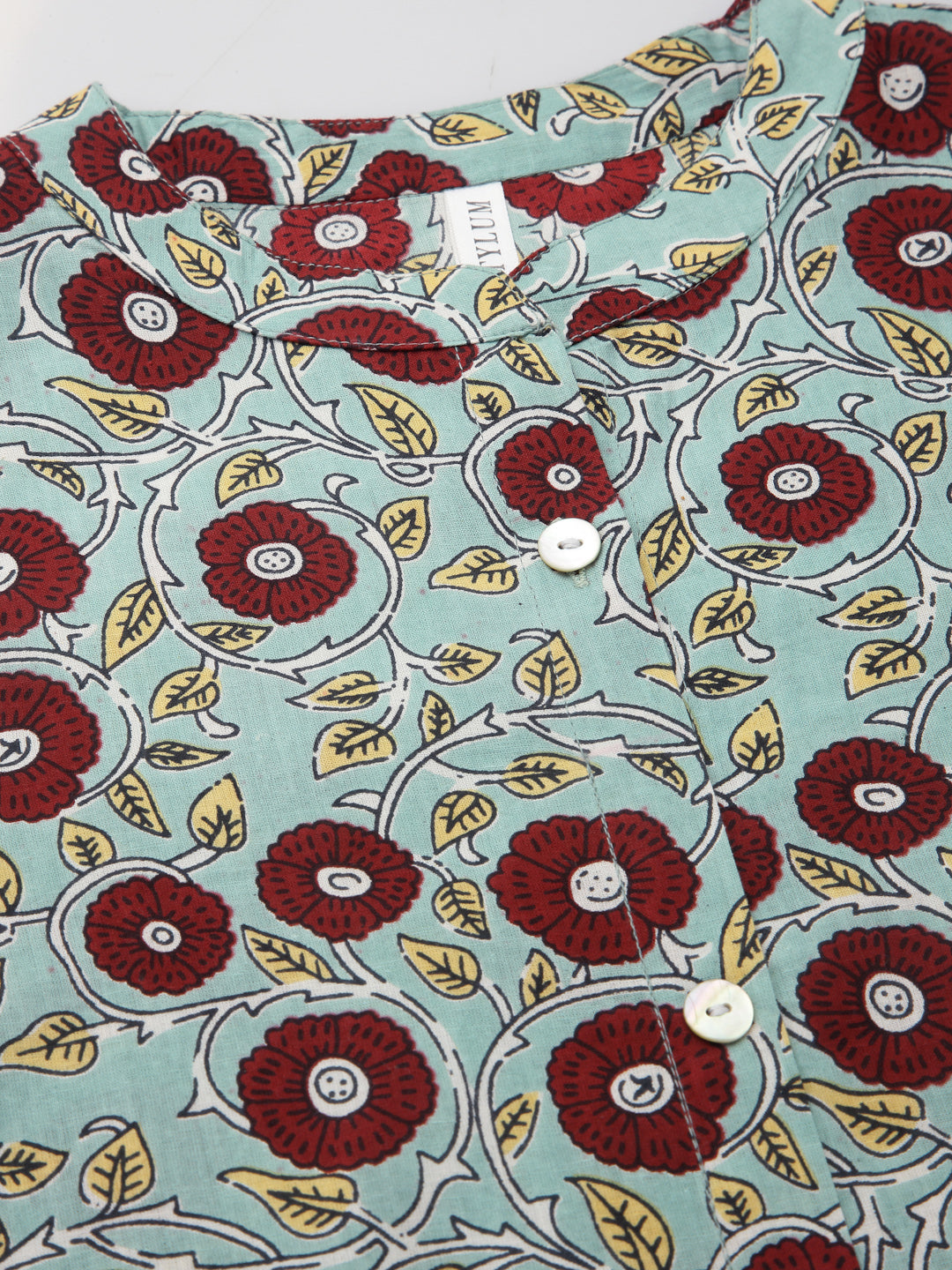 Printed Cotton A-Line Kurta