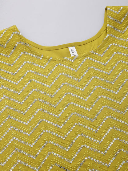 Embroidered & Embellished Rayon Anarkali Kurta