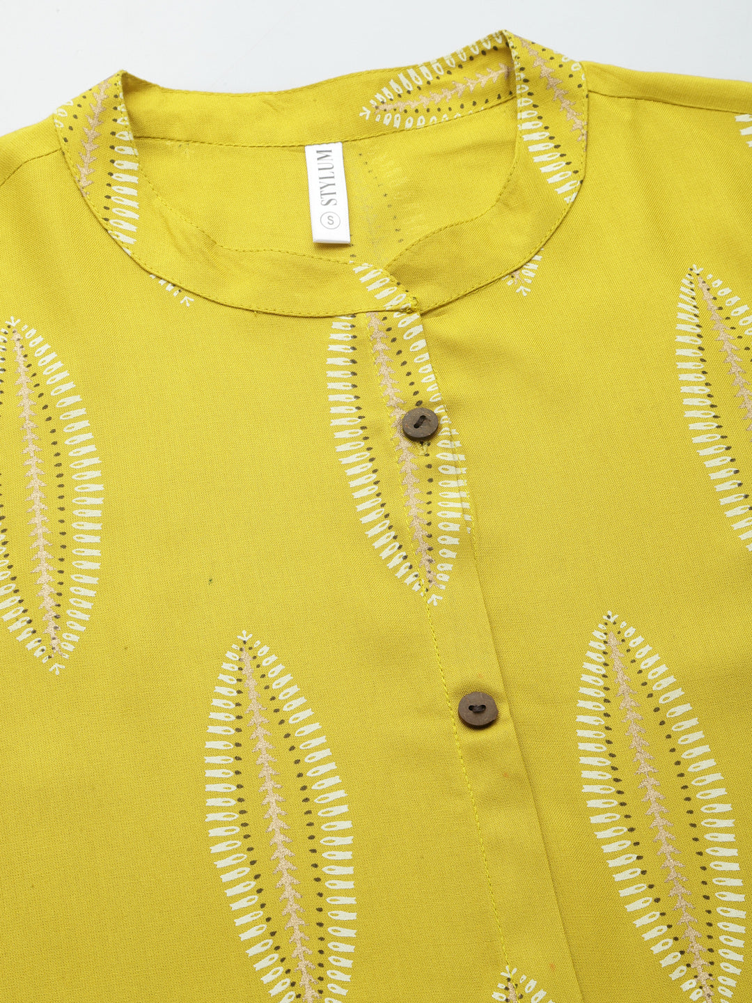 Block Printed Rayon A-Line Kurta