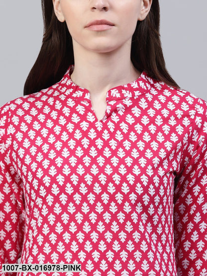 Cotton Floral Print Night Suit Set