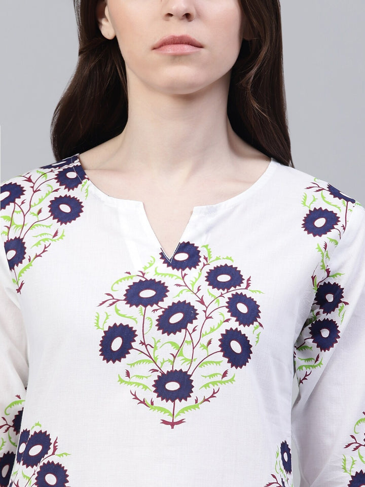 Cotton Floral Print Night Suit Set